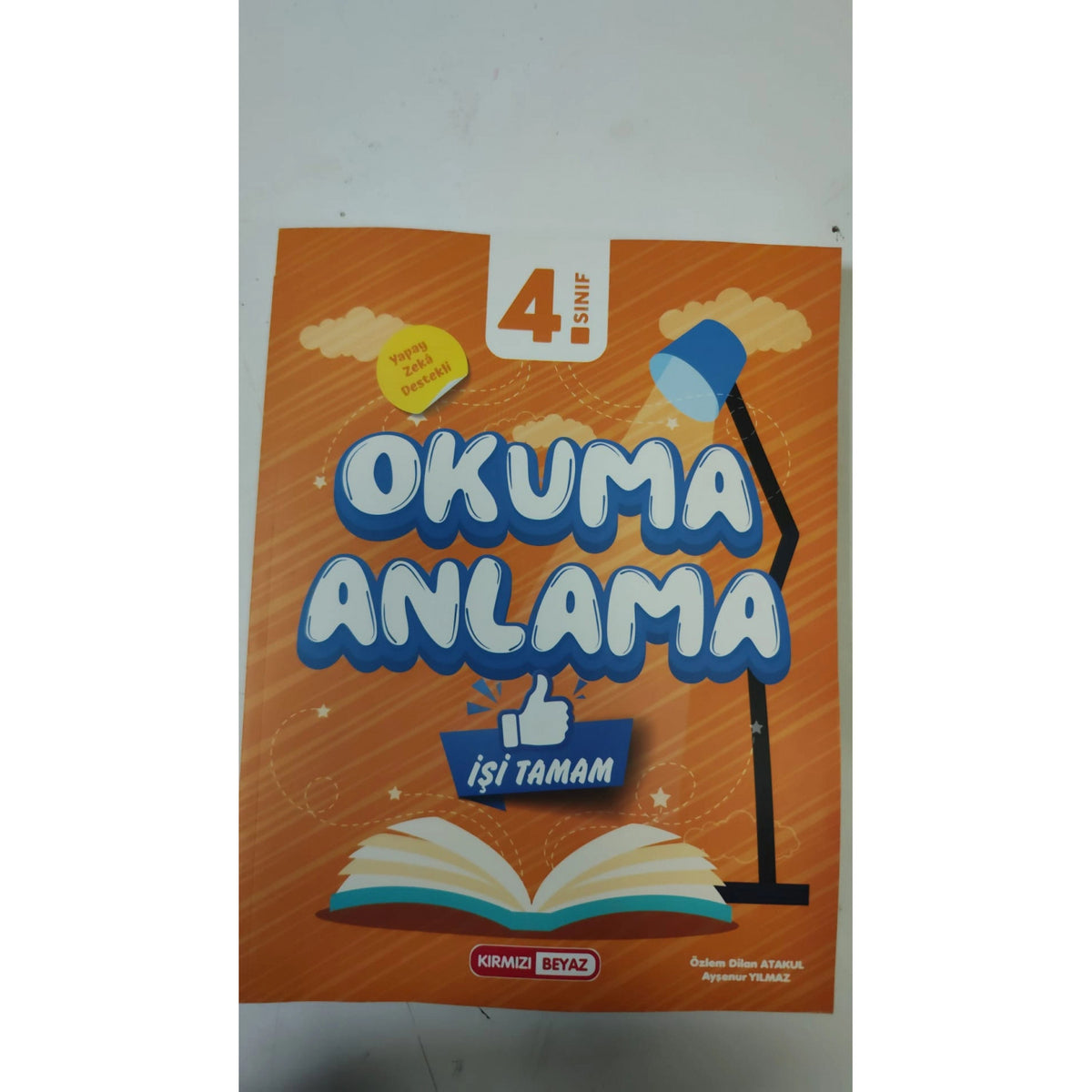 Kırmızı Beyaz 4.Sınıf Okuma Anlama İşi Tamam Yeni kitap kapağı