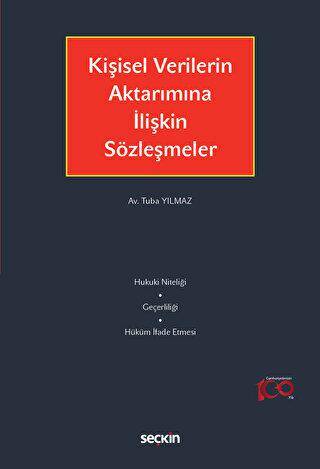 Kişisel Verilerin Aktarımına İlişkin Sözleşmeler - Tuba Yılmaz kitap kapağı