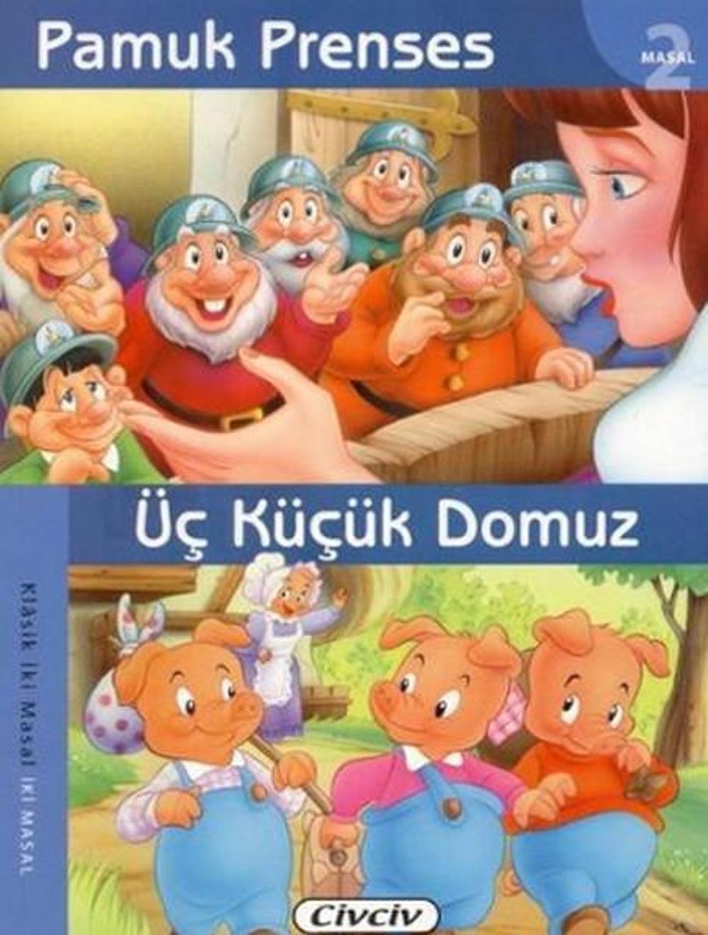 Klasik 2 Masal Dizisi - Pamuk Prenses/Üç Küçük Domuz | Çiçek Yayıncılık