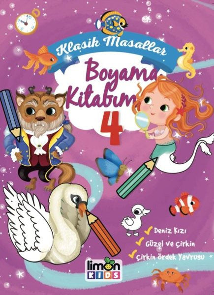 Klasik Masallar Boyama Kitabım-4 - Kolektif kitap kapağı