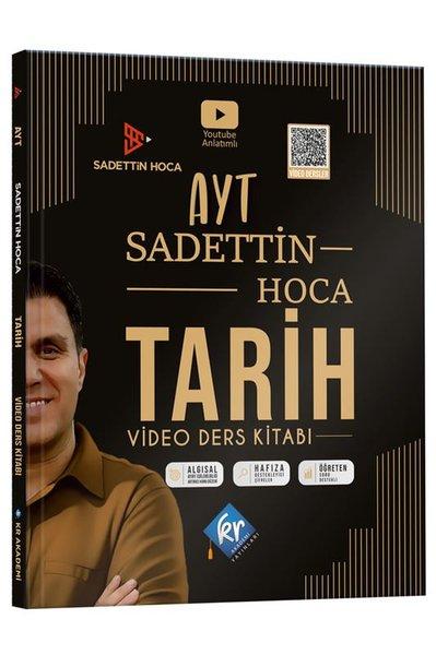 Sadettin Hoca AYT Tarih Video Ders Kitabı | KR Akademi (İnce Kapak)  - Resim 1