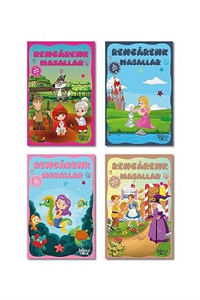 Koloni Çocuk Rengarenk Masallar Seti 4 Kitap kitap kapağı