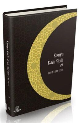 Konya Kadı Sicili 39 - İzzet Sak kitap kapağı
