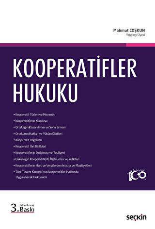 Kooperatifler Hukuku - Mahmut Coşkun kitap kapağı