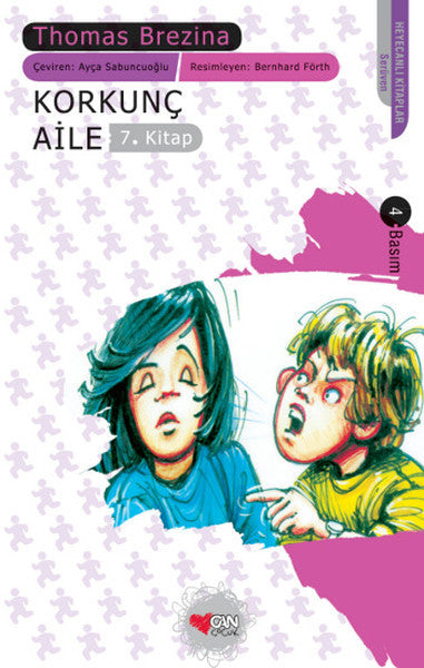 Can Çocuk Yayınları Korkunç Aile - Thomas Brezina kitap kapağı