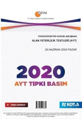 2020 AYT Çıkmış Sorular (Tıpkı Basım-Kapaksız Fasikül) - Kolektif kitap kapağı