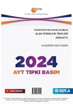 2024 AYT Çıkmış Sorular (Tıpkı Basım-Kapaksız Fasikül) - Kolektif kitap kapağı