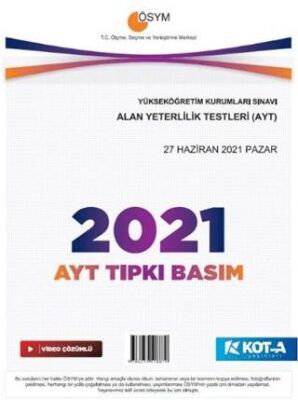 2021 AYT Çıkmış Sorular (Tıpkı Basım-Kapaksız Fasikül) - Kolektif kitap kapağı