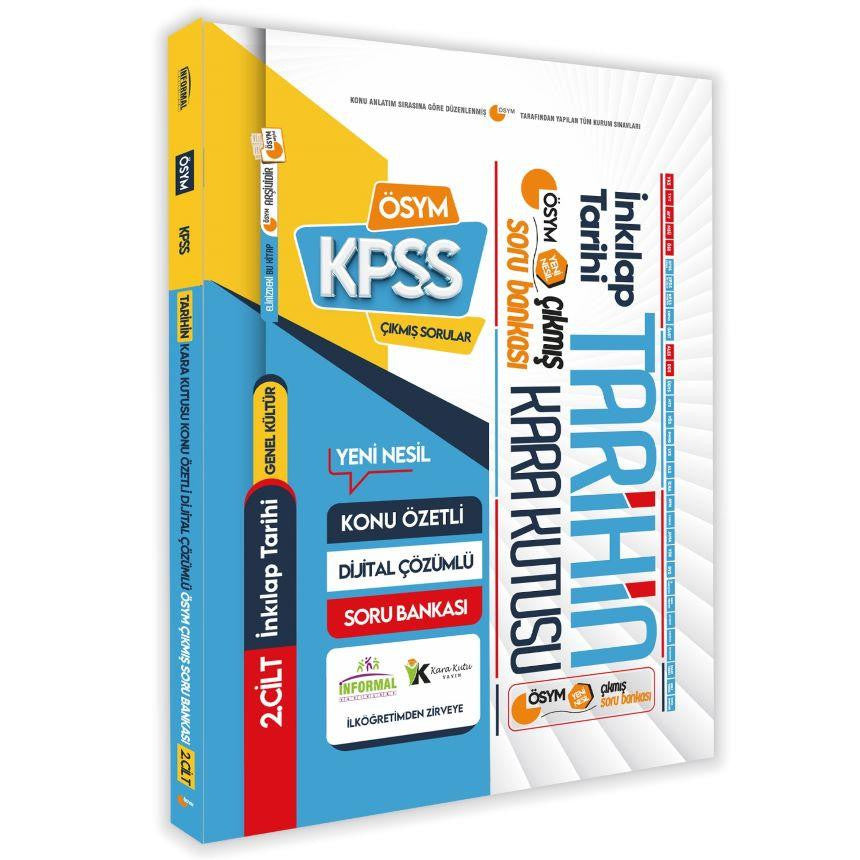KPSS Ön Lisans Tarihin Kara Kutusu 2.Cilt ÖSYM Çıkmış Soru Havuzu Bankası K.Ö. D.Çözümlü kitap kapağı