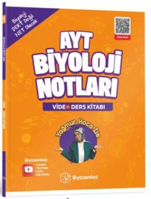Yağmur Hoca ile Biyosentez AYT Biyoloji Video Ders Kitabı - Yağmur Yük kitap kapağı