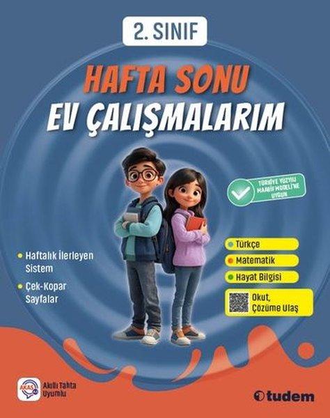 2. Sınıf Hafta Sonu Ev Çalışmaları | Tudem Yayınları - Ders Kitapları (İnce Kapak)  - Resim 1