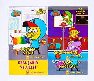 Kral Şakir Boyama Set 4 Kitap - Kolektif kitap kapağı