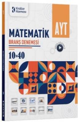 AYT Matematik 10 x 40 Branş Denemesi Krallar Karması - Kolektif kitap kapağı