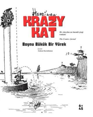 Krazy Kat – Boynu Bükük Bir Yürek - George Herriman kitap kapağı