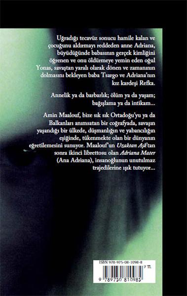 Adriana Mater | Yapı Kredi Yayınları (İnce Kapak)  - Resim 2