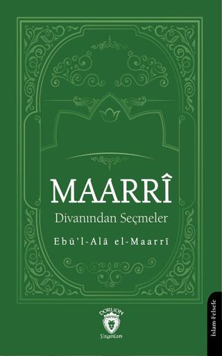Maarri Divanından Seçmeler | Dorlion Yayınları (Ciltsiz)  - Resim 1