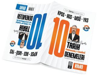 2026 KPSS MEB-AGS MSÜ YKS Osmanlı Tarihi, İnkılap Tarihi 10+10 Deneme Çözümlü