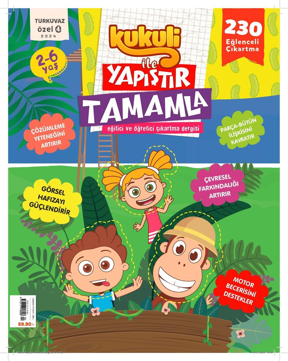 KUKULİ İLE YAPIŞTIR TAMAMLA 4 | Turkuvaz Dergi