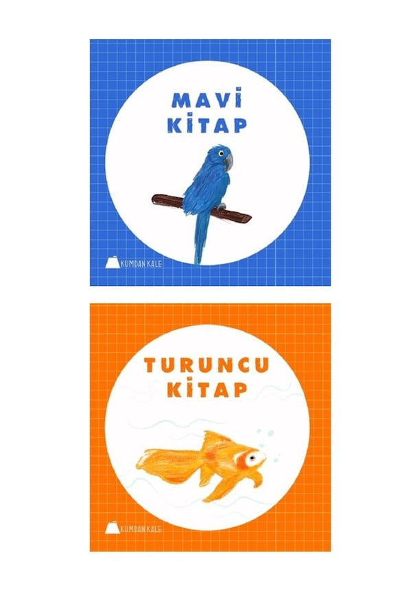 Kumdan Kale Minik Kitaplar Serisi - Mavi Kitap - Turuncu Kitap kitap kapağı