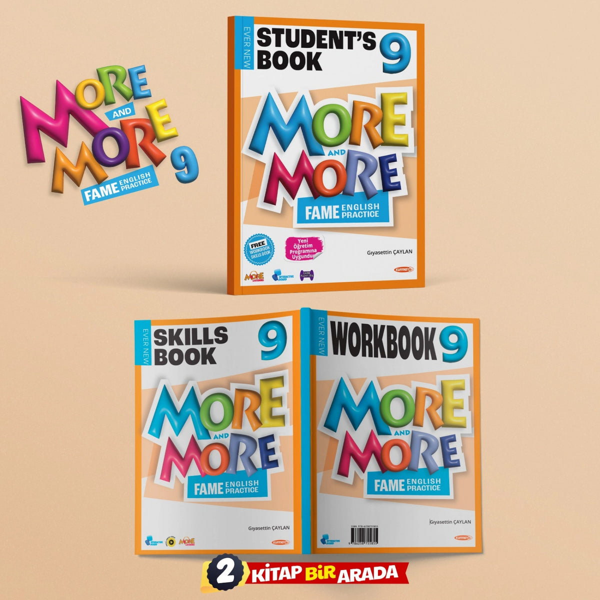 Kurmay 9. Sınıf More And More Student's Book - Workbook - Skills Book Maarif Model kitap kapağı