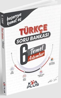 KVA Yayınları 6. Sınıf Türkçe Temel Adımlar Soru Bankası - Kolektif kitap kapağı