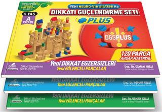 Dikkati Güçlendirme Seti Plus (3 Kitap Materyalsiz - 5 Yaş)