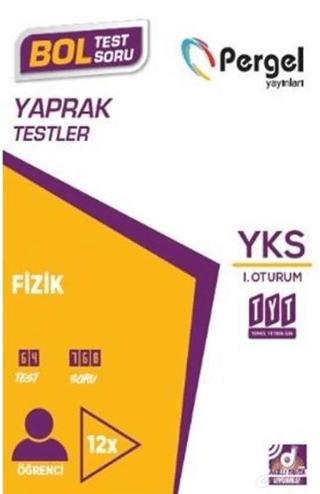 TYT Birinci Oturum Fizik Kutu Testi | Pergel Yayınları (Ciltsiz)  - Resim 1