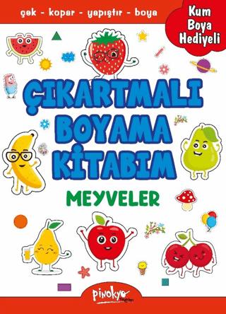 Çıkartmalı Boyama Meyveler | Pinokyo Yayınları (Ciltsiz)  - Resim 1