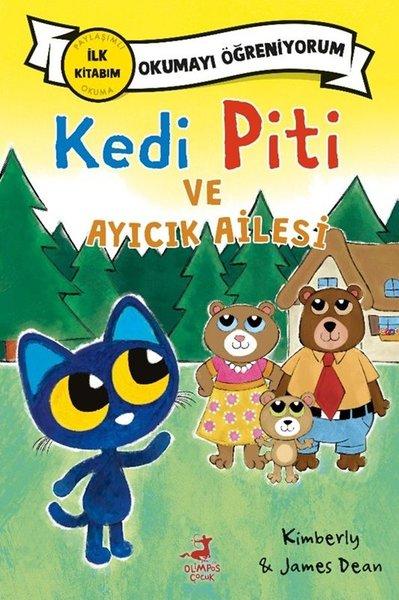 Kedi Piti ve Ayıcık Ailesi - Okumayı Öğreniyorum | Olimpos Çocuk (İnce Kapak)  - Resim 1