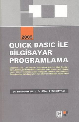 Quick Basic ile Bilgisayar Programlama | Gazi Kitabevi (Ciltsiz)  - Resim 1