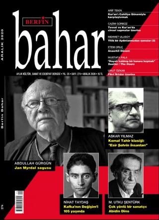 Berfin Bahar Aylık Kültür Sanat ve Edebiyat Dergisi Sayı: 274 Aralık 2020 | Berfin Bahar Dergisi (Ciltsiz)  - Resim 1