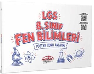 8. Sınıf LGS Fen Bilimleri Poster Konu Anlatımlı | Editör Yayınevi (Ciltsiz)  - Resim 1