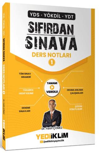YDS YÖKDİL YDT Sıfırdan Sınava Tamamı Videolu Ders Notları 1. Kitap