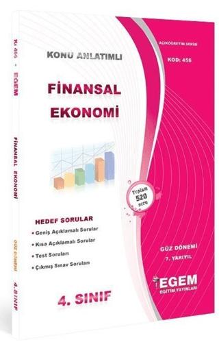 4. Sınıf 7. Yarıyıl Finansal Ekonomi Konu Anlatımlı Soru Bankası (Kod 456)