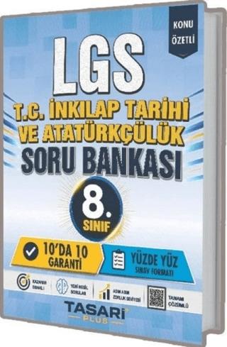 8. Sınıf LGS T.C. İnkılap Tarihi ve Atatürkçülük Soru Bankası | Tasarı Eğitim Yayınları (Ciltsiz)  - Resim 1