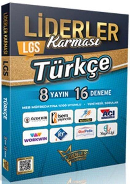 LGS Türkçe Denemeleri 8 Yayın 16 Deneme | Liderler Karması (İnce Kapak)  - Resim 1
