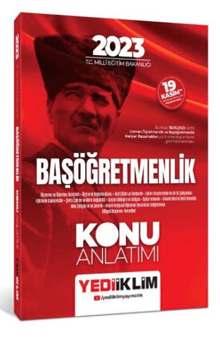 2023 T.C. Millî Eğitim Bakanlığı Başöğretmenlik Konu Anlatımı | Yediiklim Yayınları (Ciltsiz)  - Resim 1