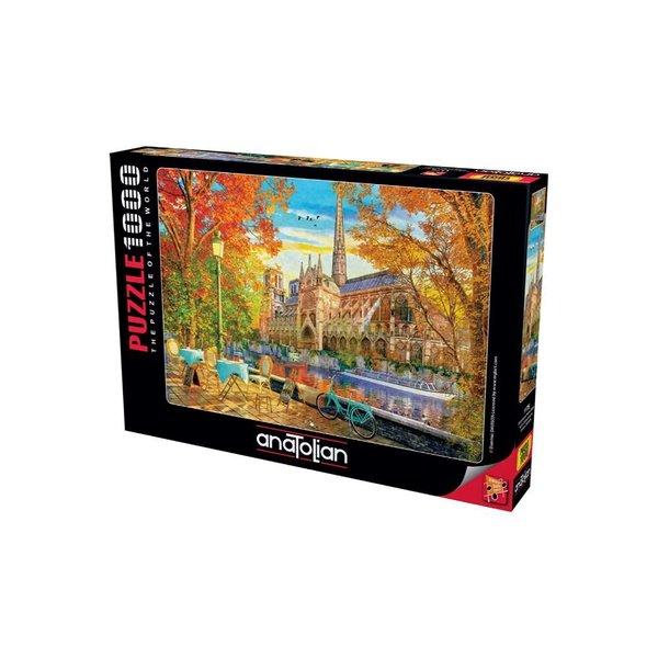 Anatolian Sonbaharda Notre Dame 1000 Parça Puzzle