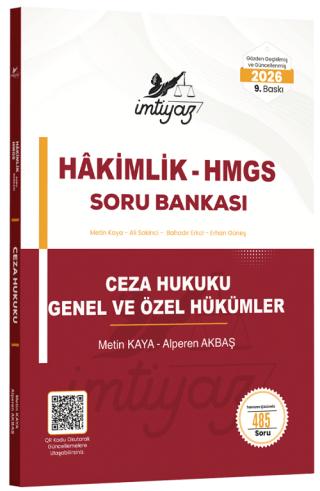 2026 HMGS Hakimlik Ceza Hukuku Genel ve Özel Hükümler Soru Bankası