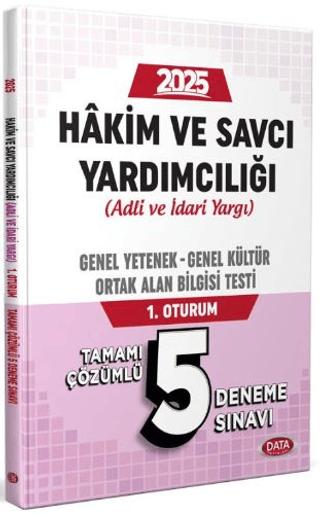 Mecelle Hakim ve Savcı Yardımcılığı (Adli-idari) Genel Yetenek - Genel Kültür Ortak Alan Bilgisi 1. Oturum Tamamı Çözümlü 5 Deneme Sınavı