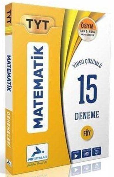 TYT Matematik 15 Deneme | PRF Paraf Yayınları (İnce Kapak)  - Resim 1
