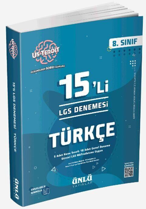 Lgs 15 Li Us Teroit Türkçe Denemesi - Ünlü Yayınları - Kolektif kitap kapağı