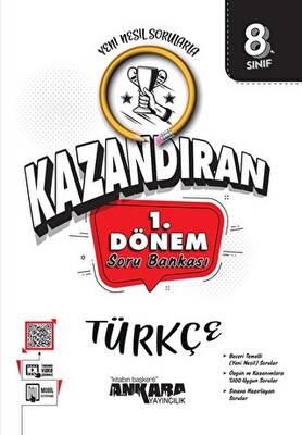LGS Kazandıran 8. Sınıf 1. Dönem Türkçe Soru Bankası - Kolektif kitap kapağı