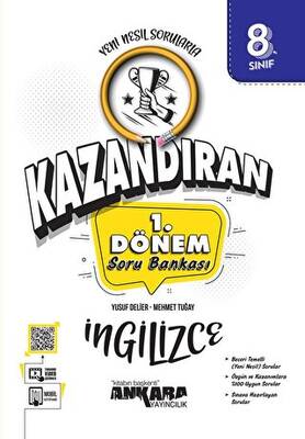 LGS Kazandıran 8. Sınıf 1.Dönem İngilizce Soru Bankası - Yusuf Delier kitap kapağı