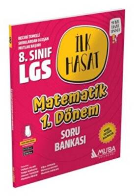 2023 8.Sınıf LGS 1.Dönem Matematik İlk Hasat Soru Bankası - Kolektif kitap kapağı