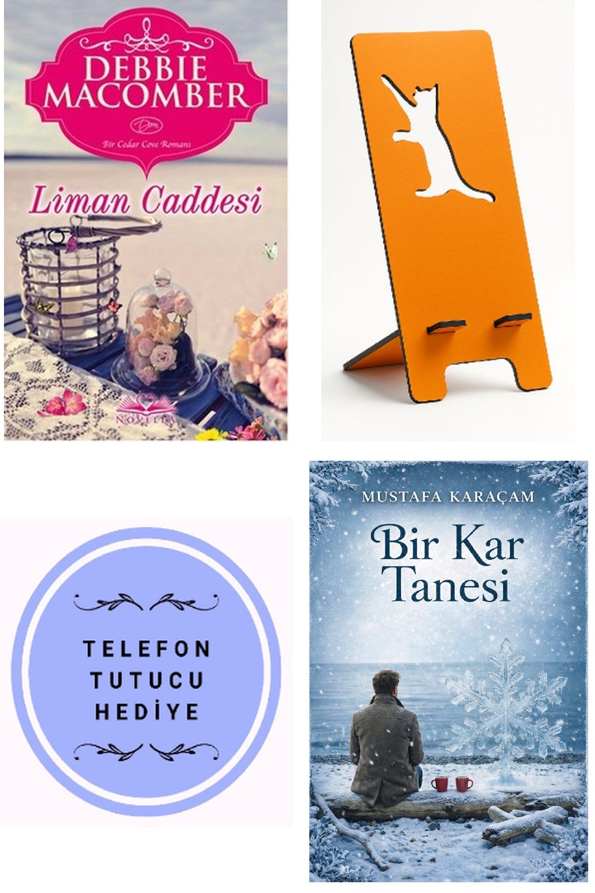 Liman Caddesi - Debbie Macomber + Telefon Tutucu + Bir Kar Tanesi kitap kapağı