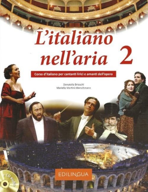 L'italiano nell'aria 2 +CD audio - Kolektif kitap kapağı