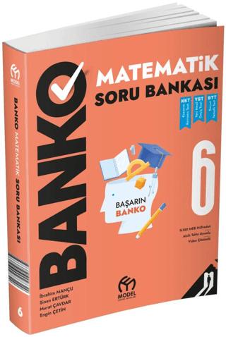 6. Sınıf Banko Matematik Soru Bankası | Model Eğitim Yayıncılık (Ciltsiz)  - Resim 1