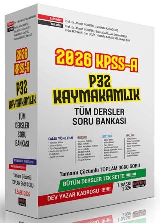 KPSS A P32 Kaymakamlık Tüm Dersler Konu Anlatımlı Modüler Set | Savaş Yayınevi (Ciltsiz)  - Resim 1
