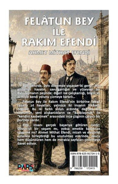 Felatun Bey İle Rakım Efendi | Pars Yayınları (İnce Kapak)  - Resim 2